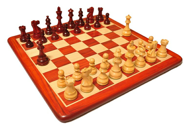 チェスセット Palm Royal Handicrafts 18 x 18 inch Tournament Wooden Chess Board Set with Chessmen King Size 3.75