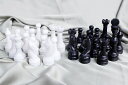 チェスセット RADICALn Marble Big Board Games Complete Black and White Chess Figures - Suitable for 16 - 20 Inches Chess Board - Antique 32 Chess Figures Set - Completely Marble Handmade Non-Wooden Chess Pieces 【並行輸入品】