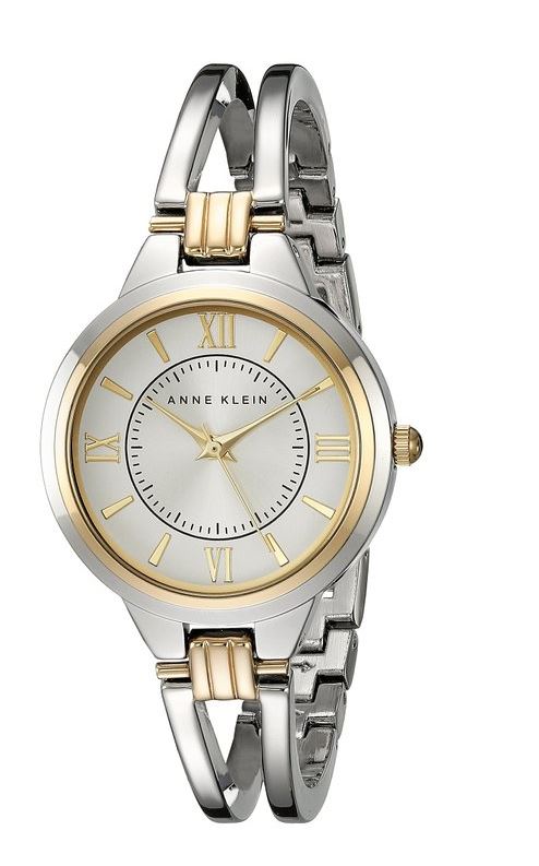 アンクライン Anne Klein 女性用 腕時計 レディース ウォッチ ツートーン AK/1441SVTT 女性らしいデザイン かわいい 【並行輸入品】