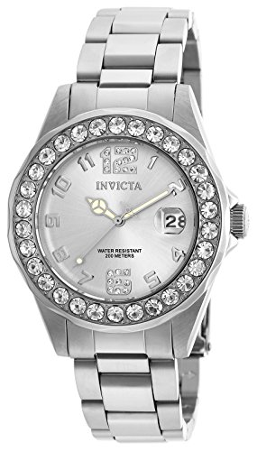 インビクタ Invicta インヴィクタ 女性用 腕時計 レディース ウォッチ プロダイバーコレクション Pro Diver Collection シルバー 21396 【並行輸入品】