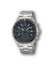 セイコー SEIKO 男性用 腕時計 メンズ ウォッチ クロノグラフ ブラック SND253P1 【 ...