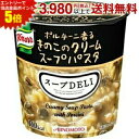 エントリーで全品ポイント5倍★味の素 クノール スープDELI ポルチーニ香るきのこのクリームスープパスタ 40.7g×6個入 (スープデリ)