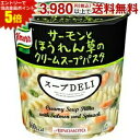エントリーで全品ポイント5倍★味の素 クノール スープDELI サーモンとほうれん草のクリームスープパスタ 40.3g×6個入 (スープデリ)