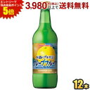エントリーで全品ポイント5倍★【期間限定特価】ポッカサッポロ お酒にプラス グレープフルーツ 540ml瓶 12本入 (ビン お酒や炭酸水の割り材に)