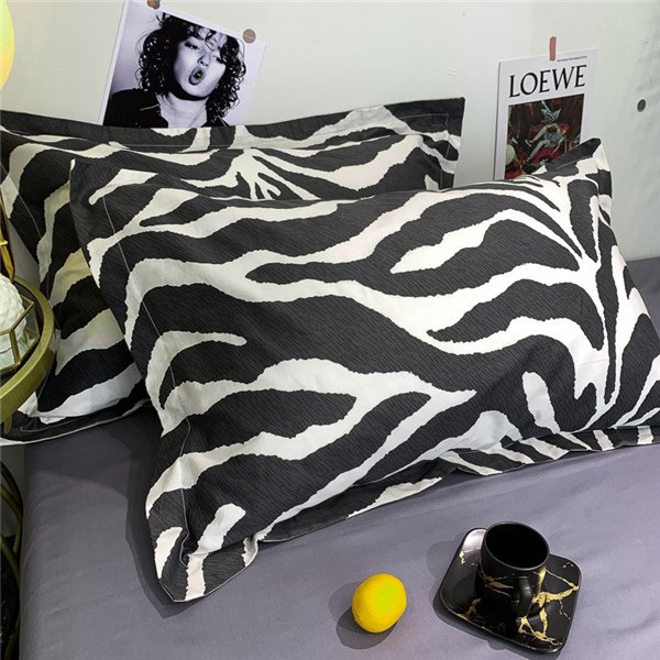 爆売中 ゼブラ柄 爆売中 枕カバー 洗える 綿 48×74cm ピロケース 枕用 まくらカバー 洗える 寝具 柔らかい かわいい 透気