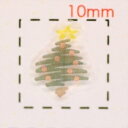 Christmasツリー【クリスマス ネイル&デコシール】(6)/1シート9枚入