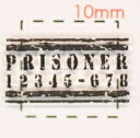 PRISONER【スタンプ ネイルシール】/1シート6枚入