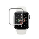 Dalinch Apple Watch 44mm フィルム Apple Watch Series 5 /Series 4 フィルム Apple Watch ガラス フィルム 3D全面保護 HD画面対応 気泡防止 耐指紋 アップルウォッチ フィルム (44mm) （1枚入り）