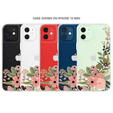 【Rifle Paper Co. by Case-Mate】 抗菌・3.0m 落下耐衝撃ハイブリッドケース ライフルペーパー Clear Garden Party Rose/w Micropel for iPhone 12 mini CM043712