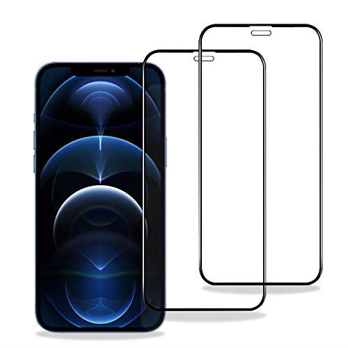 【2枚セット】 iPhone12 Pro Max 用 ガラスフィルム Vida Felic 全面保護フィルム 目の疲れ軽減 強化液晶保護ガラス 【日本製素材旭硝子製】 極薄0.3mm 9H硬度 指紋防止 耐衝撃（ 6.7 インチ iPhone12 Pro Max 用 保護フィルム ）