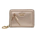 【レディース】ケイトスペード KateSpade ミニ財布 レザーメタリック トンボ DANI WLRU5238(4)