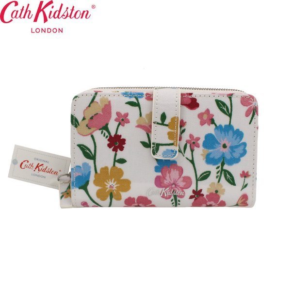 【レディース】キャスキッドソン Cath Kidston FOLDED ZIP WALLET PARK MEADOW WARM 折財布 CA984928NOOS