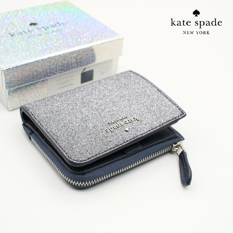 【レディース】ケイトスペード KateSpade ローラグリッター 折財布 WLR00213