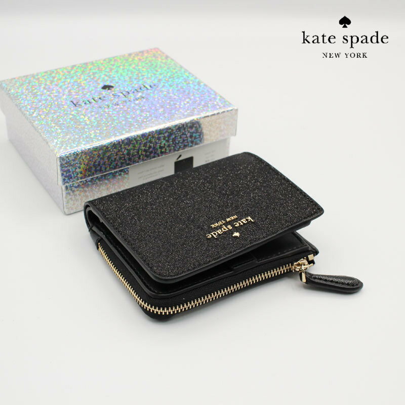 【レディース】ケイトスペード KateSpade ローラグリッター 折財布 WLR00213