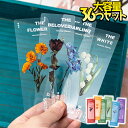 【どれでも2点以上は8%OFF】しおり ブックマーク 36枚セット 押し花 透明 クリア 防水 英字 おしゃれ 花 フラワー 美麗/リリー 百合 ユーカリ アイ...