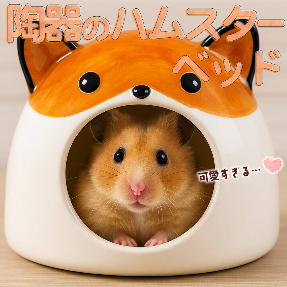 最短当日出荷◆ゴールデン ハムスター キンクマ 鳥 インコ リス ペット 小動物 陶器 ひんやり 夏 ハウス ベッド 家 小屋 寝床 隠れ家 おうち 犬 柴犬 ドッグ 型 形 食べられる 暑さ 対策 涼しい 冷却 涼感 お城 ブラウン ホワイト