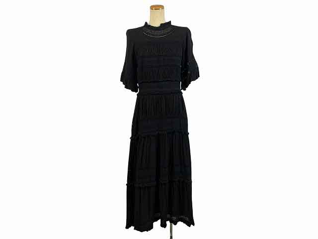 新品タグ付き✨Sov.　ソブ　袖リボンチュールワンピース　ブラック　Sサイズ 000000014342-22-s.jpg?t=