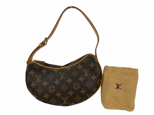 LOUIS VUITTON / ルイ・ヴィトン クロワッサンPM M51510 モノグラム ハンドバッグ ブラウン【中古】 LOUIS VUITTON / ルイ・ヴィトン クロワッサンPM M51510 モノグラム ハンドバッグ ブラウン【中古】