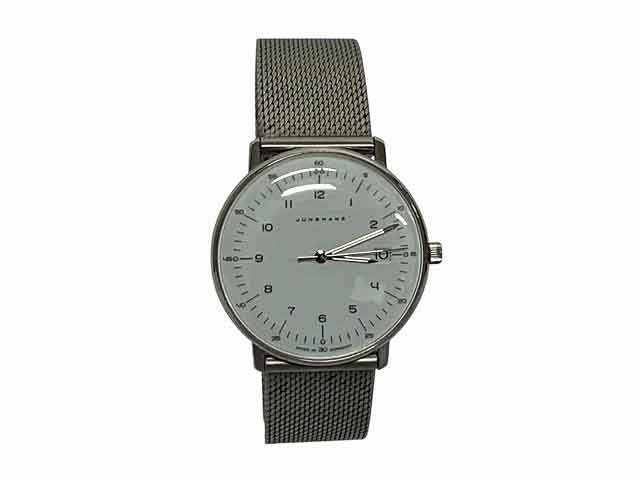 JUNGHANS / ユンハンス マックスビル クォーツ 047-4254.00 メッシュメタルベルト レディース 文字盤ホワイト【中古】