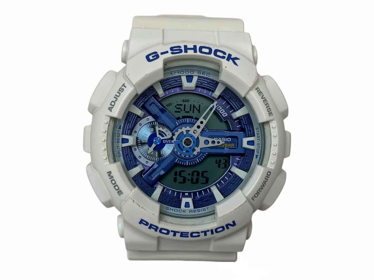 美品　G-SHOCK ga110b 水色 G-SHOCK GA-110B-2JF Hyper Colors(ハイパーカラーズ)ブルー