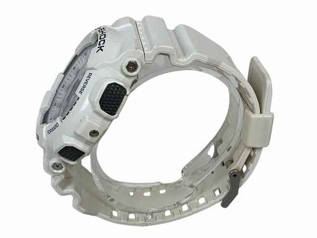 CASIO / カシオ G-SHOCK GA-100A クォーツ ラバーベルト 腕時計 メンズ 文字盤ホワイト【中古】