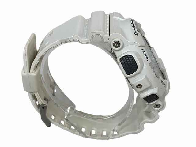 CASIO / カシオ G-SHOCK GA-100A クォーツ ラバーベルト 腕時計 メンズ 文字盤ホワイト【中古】
