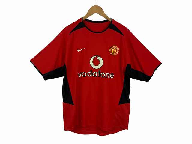 NIKE / ナイキ ゲームシャツ マンチェスターユナイテッド レプリカ 2002-2004シーズン 184947-666 半袖 サイズ : S レッド【中古】