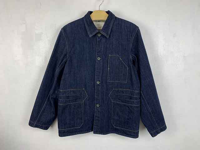 BLACK SIGN / ブラック サイン Denim Delta Jacket デニムデルタジャケット ヘビーウェイト Lot15401 メンズ サイズ : 38 インディゴ【中古】