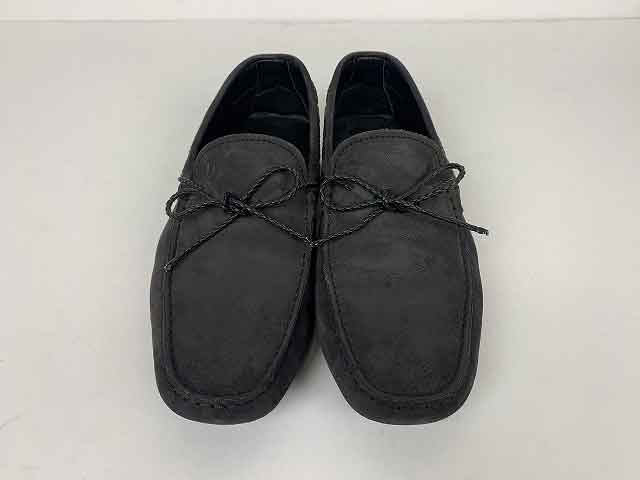 TODS トッズ ドライビングシューズ Driving Shoes メンズ サイズ : 7.5 ブラック【中古】