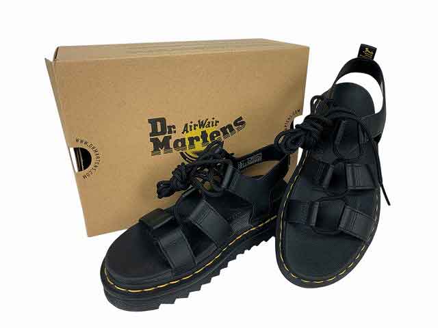 Dr. Martens ブラック レースアップ サンダル 楽天市場】ドクターマーチン サンダル レディース NARTILLA