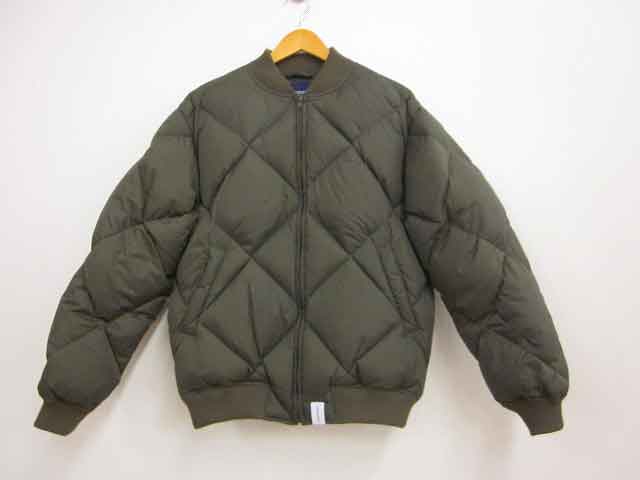 DESCENDANT/ディセンダント 20AW FULTON DOWN JACKET フルトンダウンジャケット キルティング メンズ サイズ : 2(M) アウター カーキ【中古】