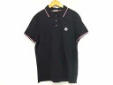 MONCLER / モンクレール ロゴワッペン ポロシャツ C-SCOM-18-2164 国内正規品 メンズ サイズ : M ブラック【中古】