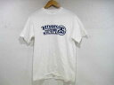 STUSSY / ステューシー 銀タグ SSリンク プリントTシャツ オールド old シャネルロゴ USA製 メンズ サイズ : M ホワイト【中古】