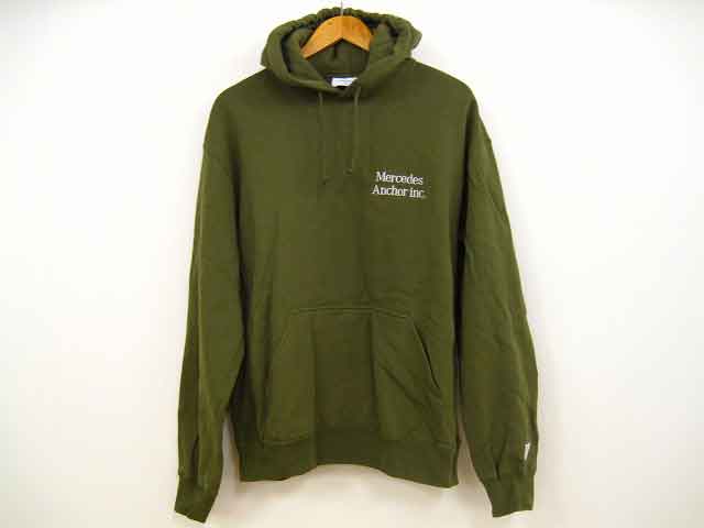 mercedes Anchor inc./メルセデス アンカー インク ロゴ刺繍プリント パーカー フーディ スウェット メ..