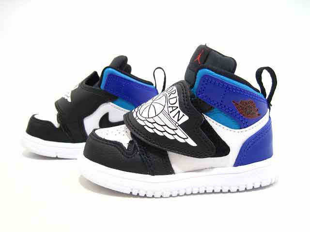 NIKE / ナイキ SKY JORDAN1 TD BQ7196-154 スカイジョーダン1 トドラー ベビーシューズ メンズ サイズ : 11cm スニーカー 黒×紫【中古】