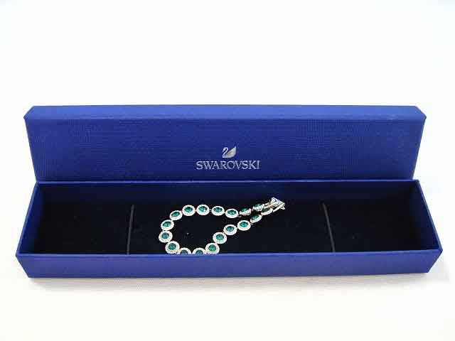 Swarovski テニスブレスレット　ラインストーンブレスレット　箱付き 900965648936b.jpg