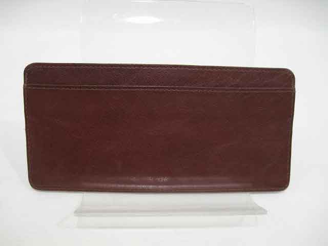 IBIZA / イビザ インナーカードケース 長財布用 札入れあり 茶色【中古】