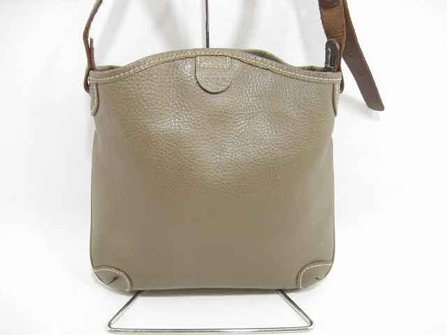 kissora/キソラ ショルダーバッグ レザー レディース オリーブ【中古】