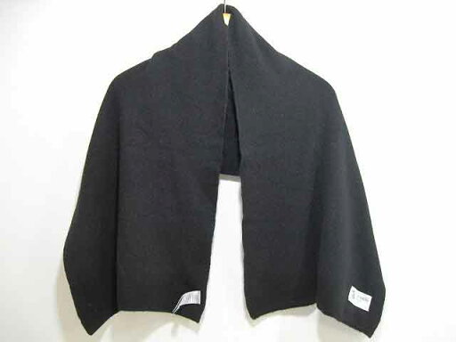 Johnstons of Elgin/ジョンストンズ オブ エルガン チューブラースカーフ マフラー カシミア ユニセックス ブラック【中古】 Johnstons of Elgin/ジョンストンズ オブ エルガン チューブラースカーフ マフラー カシミア ユニセックス ブラック【中古】