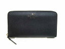 kate spade / ケイトスペード ラウンドファスナー 長財布 レディース ブラック【中古】