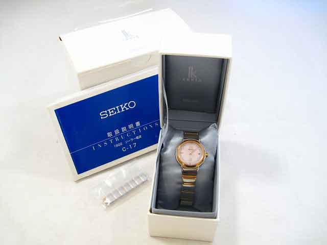 SEIKO / セイコー ルキア 電波ソーラー 腕時計 IB22-0BF0 レディース【中古】