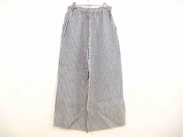 LEILIAN / レリアン GARAOCRUZ 麻 リネン ストライプ柄 レディース サイズ : 11 ブルー系【中古】
