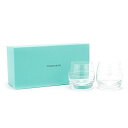 ティファニー タンブラー（10000円程度） ティファニー TIFFANY Co カデンツ グラス セット ペア 2点セット 215ml