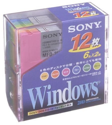 特殊:B0000C90GEコード:4901780713424ブランド:ソニー(SONY)規格：12MF-2HDQDVXブランドソニー(SONY)メモリストレージ容量1.44 MBフォーマット不明な形式ユニット数12 枚発送サイズ: 高さ4.7、幅10.5、奥行き10.5発送重量:660使用目的に合わせて色で分類できるカラーシェルを採用。ディスクが選びやすく、奥行きもコンパクトなクレイドルケース。カラフルでおしゃれなインデックスラベル。フォーマットとカラーがすぐ分かるパッケージデザイン。チリやホコリをよせつけない無帯電金属シャッター。