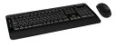マイクロソフト ワイヤレス デスクトップ 3050 PP3-00028 : 無線 キーボード マウス セット セキリュティ (AES暗号化機能搭載) BlueT...