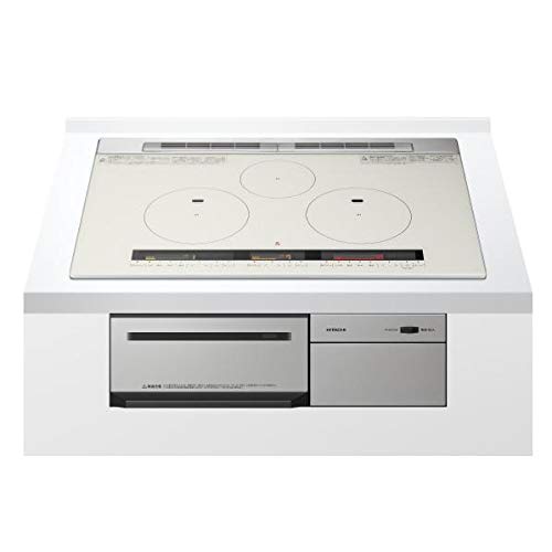 商品配送のみ 日立 ビルトイン IHクッキングヒーター 火加減マイスター 幅75cm 3口IH ラク旨グリルオーブン 4色カラー液晶 HT-M8STWF S シルバー