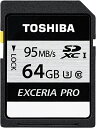 TOSHIBA SDXCJ[h 64GB Class10 UHS-I U3Ή (őǏox95MB/s ő发x75MB/s) 5Nۏ { (Ki) SD-KU064G