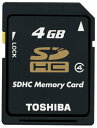 TOSHIBA SDHCJ[h Class4 4GB SD-E004G4