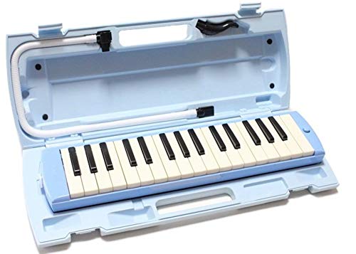 ヤマハ 鍵盤ハーモニカ ピアニカ 32鍵盤P32E / P32EP 当店オリジナルシール付き (P-32E(水色ブルー))