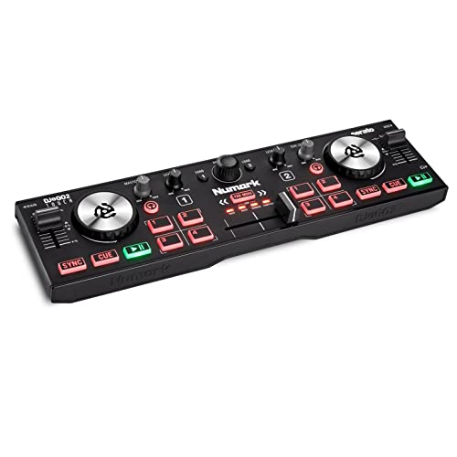 Numark DJコントローラー USB 2デッキ タッチセンサー ホイール コンパクト Serato DJ Lite ニューマーク DJ2GO2 Touch